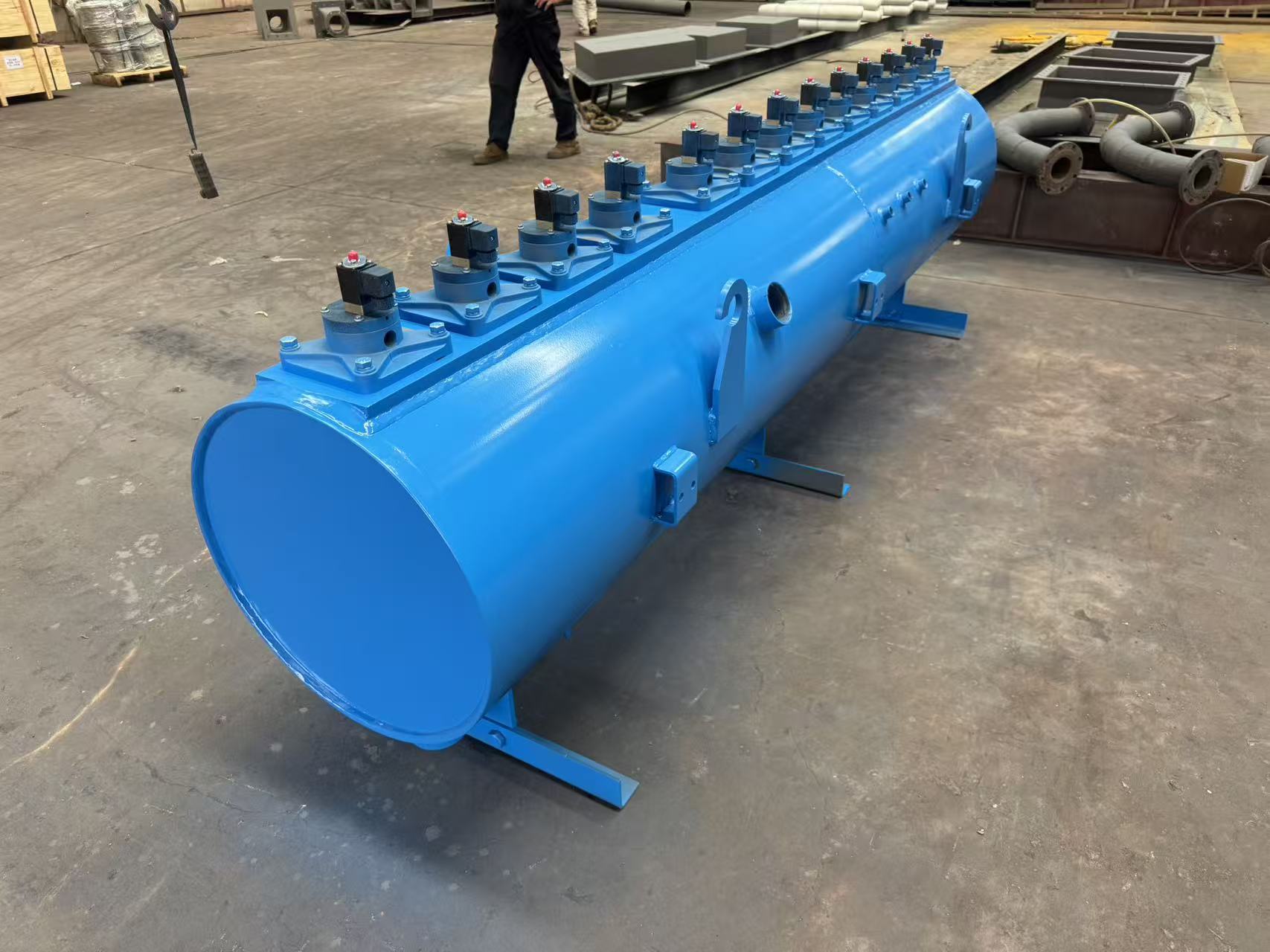 Alstom Optipow 135 পালস ভালভের জন্য কাস্টমাইজড এয়ার ট্যাঙ্ক